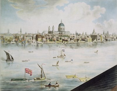 Panoramablick auf London, 1792-93 von Robert Barker